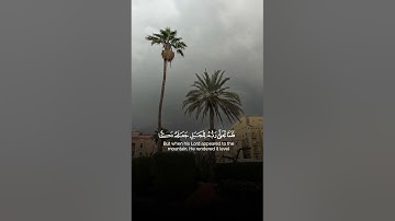 قَالَ رَبِّ أَرِنِي أَنظُرْ إِلَيْكَ ۚ  (143) | سورة الأعراف