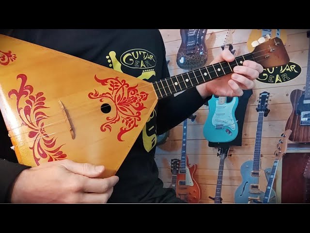 Vintage Soviet Balalaika Made in USSR 1980s - Let it be - YouTube