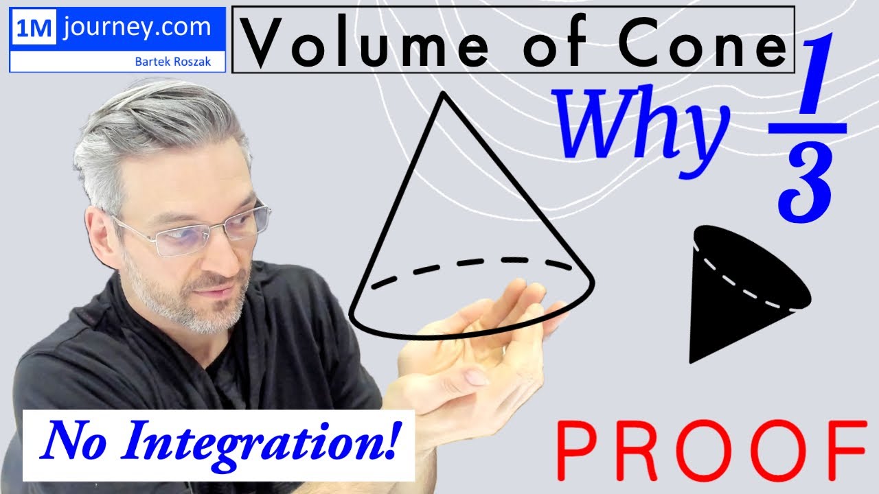 Почему 1/3 объема конуса?