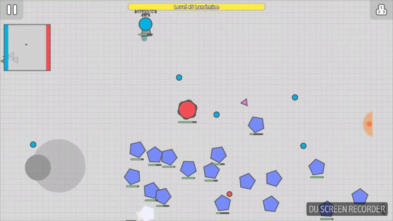 Diep.io landmine gameplay!! YouTube