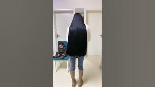 Chinese girl with  beautiful long hair