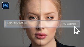 Skin Retouching Trick... GENERATIVE FILL Photoshop!