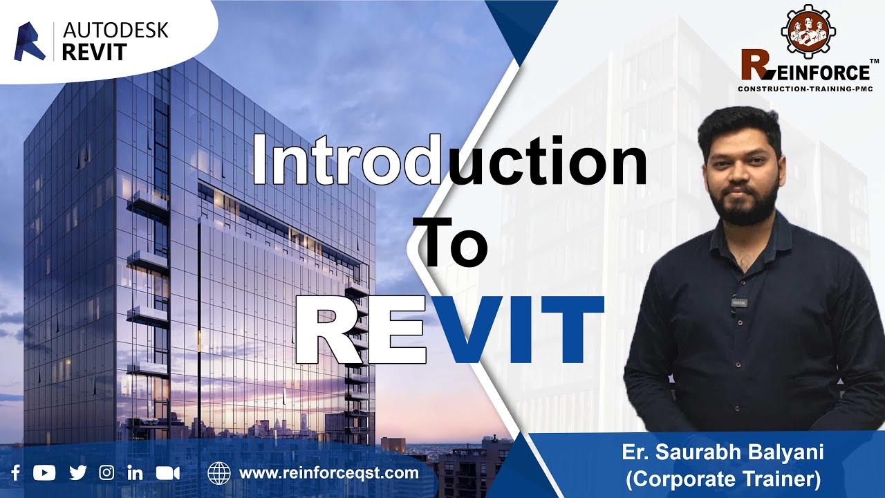REVIT introduction tutorial for beginners | ReinforceQST Training ...