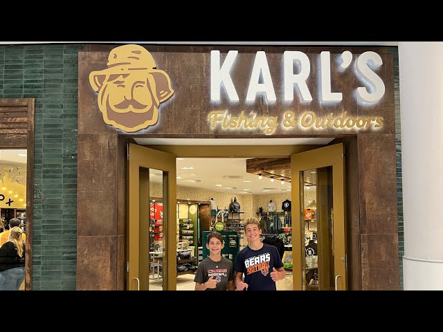 Visiting Karl's Fishing and Outdoors!!! *GRAND OPENING* Mall of