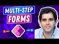 Creating multistep forms in power apps  tutorial