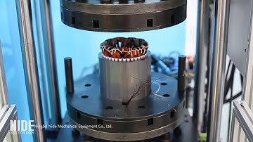 Automatic induction motor stator coil final shaping and forming machine