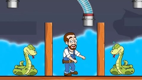 Home Pipe Rescue/ Pull The Pipe Gameplay Level Solution Mobile Game