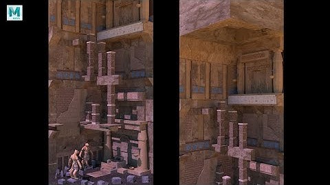 Temple concept art 3d modeling | Maya | 2021