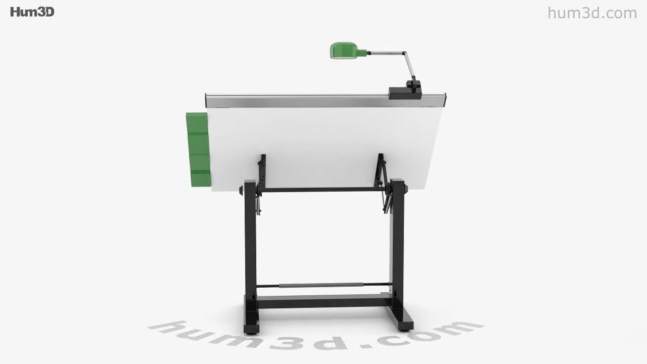 drafting table arm 3D model