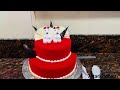 Cake decoration  cake tutorial  7 star kitchen  part  9