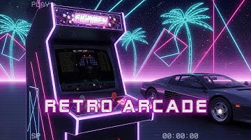 Retro Arcade Drive Neon City Nights 🎶 Epic Synthwave Mix for Gaming & Coding 🌌 Chill Outrun