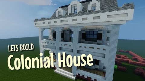 Minecraft:Lets Build:Colonial House- Part 3