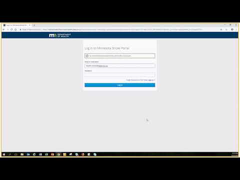 Minnesota Stroke Portal Training Tutorial: Logging in for the first time