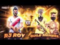 Rj roy gamer vs 2 pro guild members  1 vs 2 god level fight  garena free fire