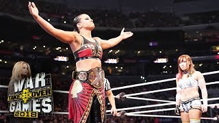 Shayna Baszler makes an intimidating entrance NXT Takeover: WarGames II (WWE Network Exclusive)