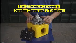 The difference between a Domino Clamp and a Twistlock by Domino Clamps 11,666 views 2 years ago 3 minutes, 29 seconds