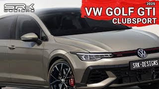 2025 Vw Golf Gti Clubsport - Digital Concept Art Rendering Srk Designs