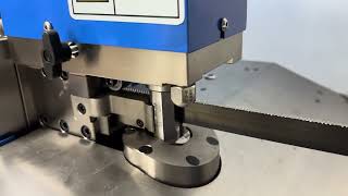 Full function bending machine with Broaching, nicking punching demo!#diemaking #diemakers