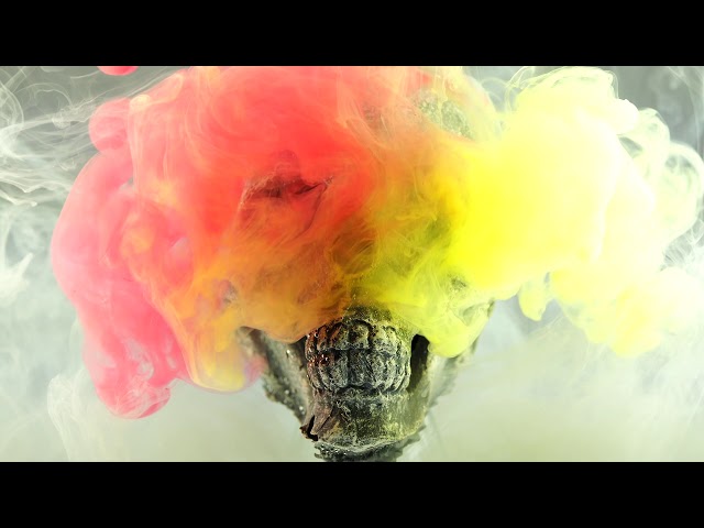Free Background Video || Free Download || No Copyright || Skull Colorful Smoke Effects class=