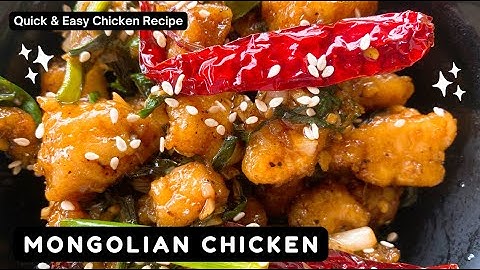 Crispy Mongolian Chicken Recipe | Better Than Chinese Takeout in 30 Minutes! 🍗🔥