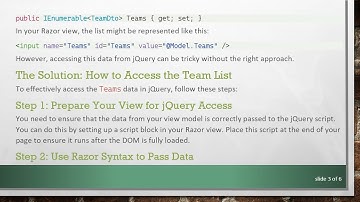How to Access a List of Objects in jQuery from ASP.NET MVC