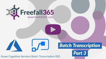 Checking the Transcription Status: Azure Cognitive Services Batch Transcription with Power Automate