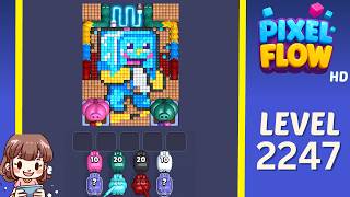 Pixel Flow Level 2247 Solution Walkthrough