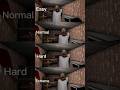 Granny Impossible Extreme vs Hard vs Normal vs Easy #granny #granny2