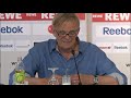 Pressekonferenz vor Schalke