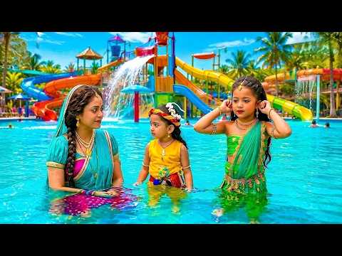 Kanha Goes to a Water Park with Radha to Cool Off in the Scorching Heat | Yashomati Maiyaa Ke Nan...