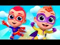 Little Superhero Team Song + MORE Nursery Rhymes &amp; Kids Songs | Tinytots