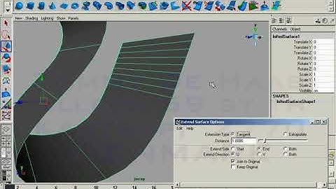 NURBS Extend Surfaces