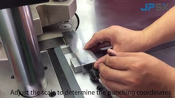 Copper busbar round hole punching