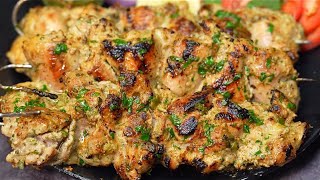 Soft And Juicy Chicken Tikka Recipe | Restaurant Style Chicken Malai Tikka On Gas Stove screenshot 5