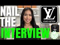 *REAL* LOUIS VUITTON INTERVIEW QUESTIONS, HOW TO ANSWER & WHAT TO AVOID! RETAIL JOB INTERVIEW TIPS