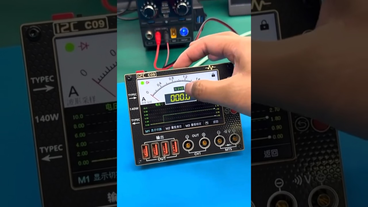 C09 Waveform Ammeter 4.0-inch HD Display For Circuit Diagnosis Circuit Tester