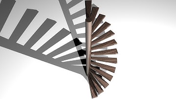Maya 2014 tutorial : How to model a spiral staircase