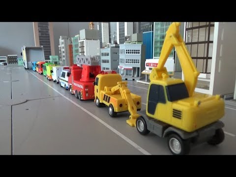 꼬마버스 타요 10대 자동차 캐리어카 싣기 장난감 놀이 Tayo The Little Bus 10 Cars Loading Car Carrier toys Play