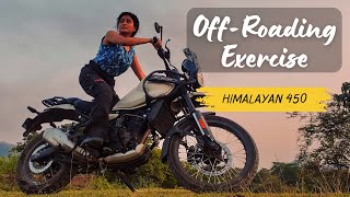 Off Roading Exercise | Short Rider on Tall Bike | Himalayan 450 Off Roading