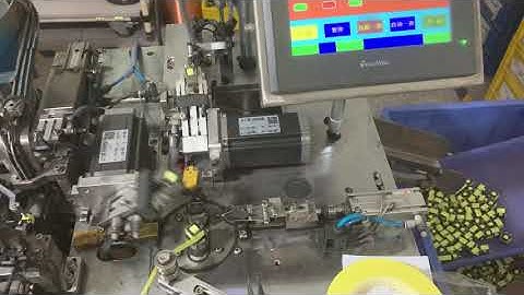 Vacuz Fully Automatic Transformer Bobbin Coil PC40 Material Core Packaging Taping Machine