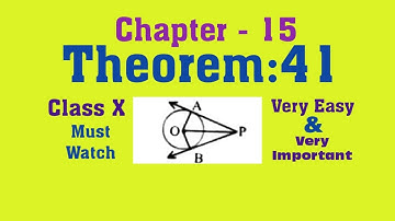 Theorem 41||Chapter 15||Class 10 Maths WBBSE by Ahrar.
