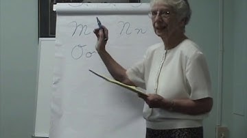 Cursive Lesson 9:  Final uppercase letters