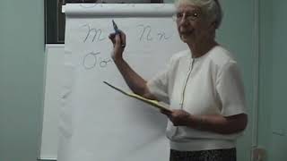 Cursive Lesson 9:  Final uppercase letters