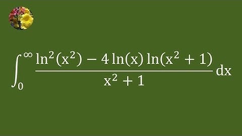 A stunning improper integral