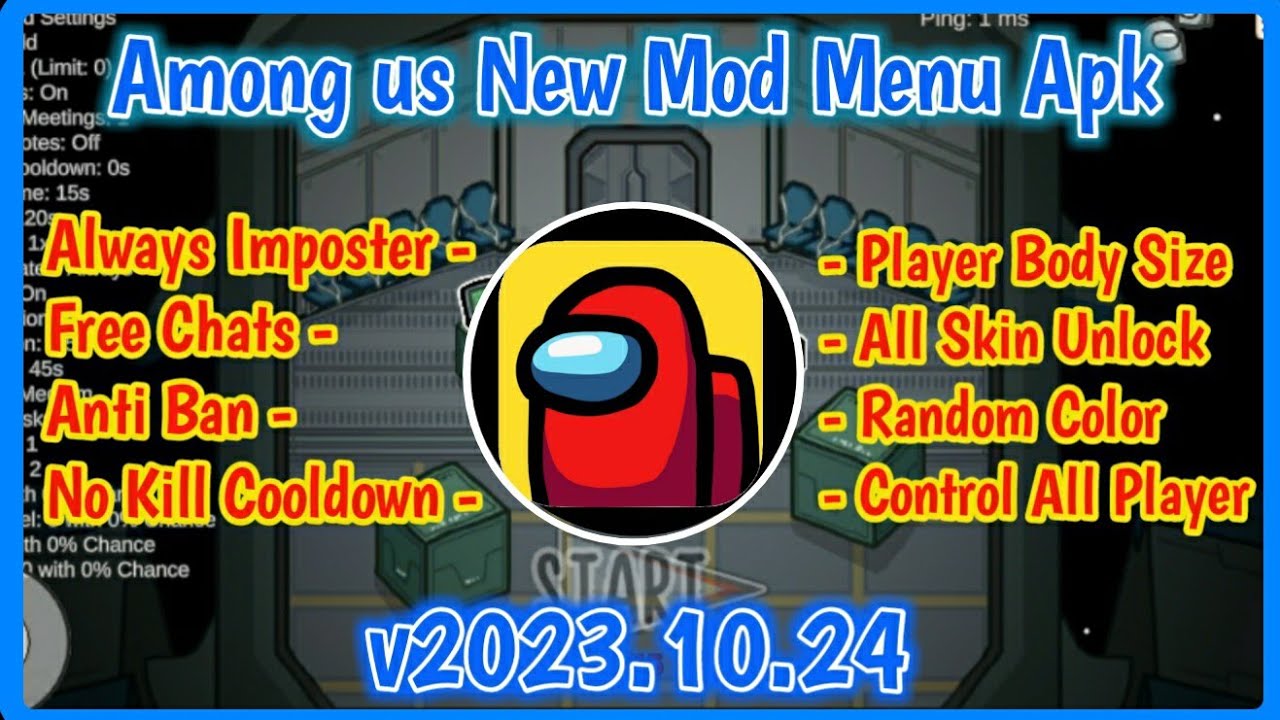 New Among us v2023.2.9 Mod Menu Apk