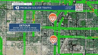 NYE TRAFFIC: Las Vegas road closures for New Year's Eve
