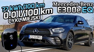 2020 Mercedes E300e - Zużycie ENERGII elektrycznej w mieście. Jedziemy tylko na prądzie.