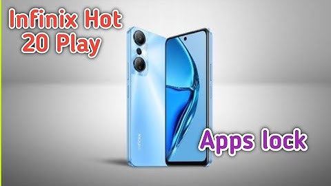 How To Enable Applock In Infinix Hot 20 Play ,Infinix Hot 20 Play Mein Apps Lock Setting Kaise Karen