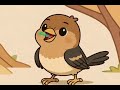 Little Sparrow Song 🐦 | Cute Nursery Rhyme for Kids | Baby Songs &amp; Rhymes
