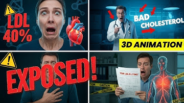 LDL Cholesterol EXPOSED   3D Animation Reveals What Doctors Don